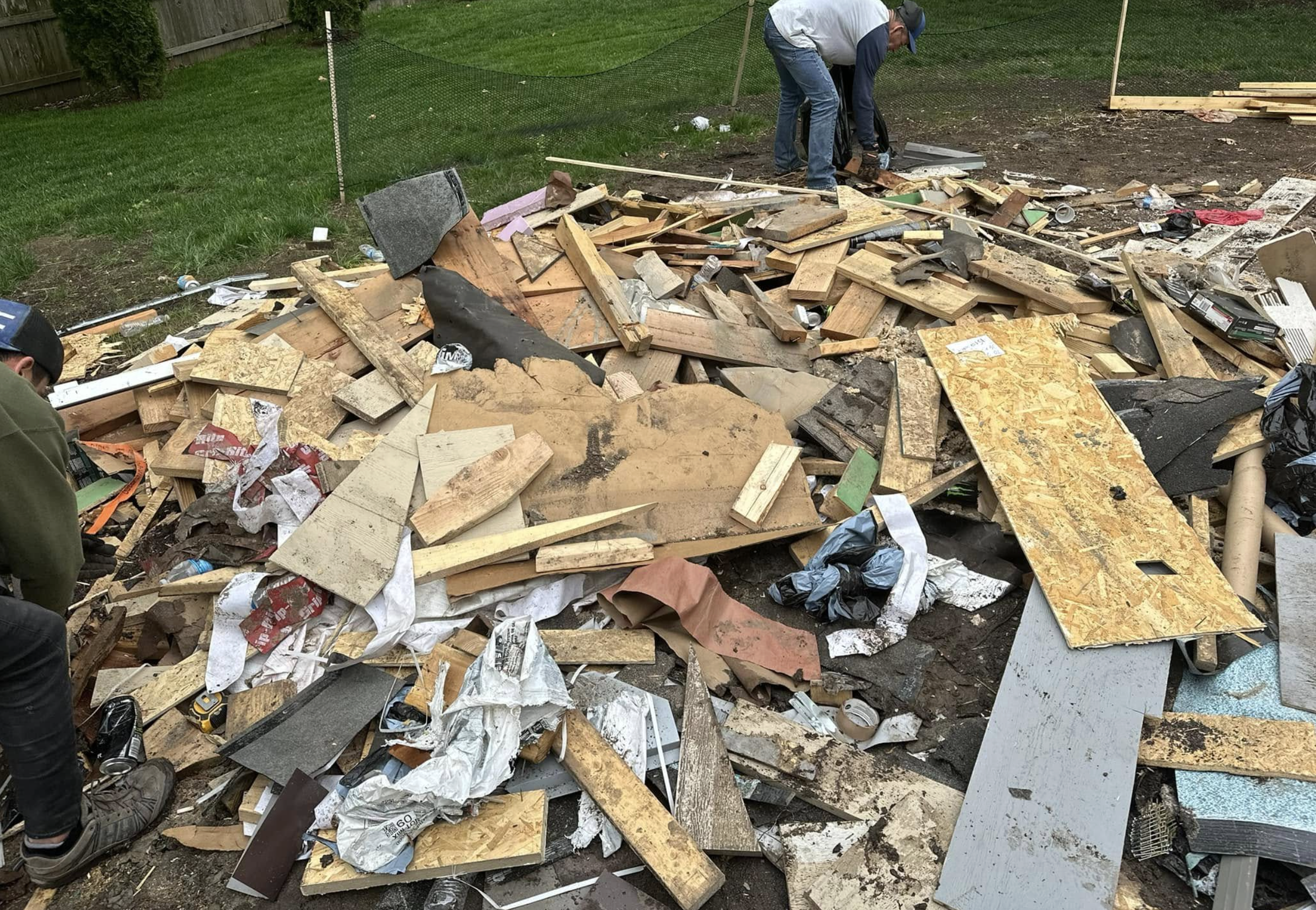 Kansas City cleanup and demolition project by Kidd's Clean Up and Demo